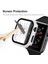 2'si Sert Pc Çerçevesi + Temperli Cam Çizilmeye Dayanıklı Ekran Koruyucu Apple Watch Serisi 7 45MM / Seri 8 45MM (Yurt Dışından) 2