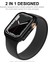 Enkay Şapka Prens Elektrokaplatma Pc Anti Drop Anti Drop Akıllı Izleme Koruyucu Kılıf, Apple Watch Serisi 7 /8 41MM Için 9h Temperli Cam Ekran Koruyucu (Yurt Dışından) 2