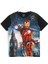 3D Erkek Çocuk Iron Man Demir Adam Baskılı T-Shirt Siyah 1