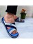 2834-2888 Mavi Masaj Tabanlı Günlük Havuz Plaj Erkek Terlik 3
