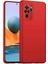 Xiaomi Redmi Note 10S Rubber Silikon Kılıf Kırmızı 1