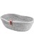 Koza Oval Sepet Küçük Gri H4369 1