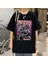 Rock Serisi Blink 182 Baskılı Siyah Oversize T-Shirt 1