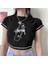 Y2K Skateboard Ters Dikiş Siyah Crop 1