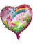 Pony Desenli Folyo Balon Kalp Şeklinde 45CM 1