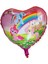 Pony Desenli Folyo Balon Kalp Şeklinde 45CM 2