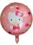Hello Kity Desenli Folyo Balon Yuvarlak 45CM 1
