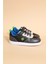 1677 Anatomik Tabanlı Unisex Çocuk Sneakers Ayakkabı - NKT01677-SIYAH Gri-22 4