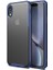Apple iPhone Xr 6.1 Kılıf Köşe Korumalı Arkası Mat Buzlu Sert Kapak (Volks) 2