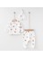 O'baby Waffle Yaprak Baskılı 3'ü Set 1