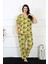 Kadın Büyük Beden Kısa Kol Pijama Takım 75007 2