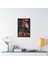El Çizimi Kadın Cam Tablo Duvar Dekoru 3
