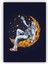 Astronot Ahşap Poster 20X29 cm 1