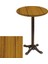Bistro Döküm Masa (Çipa Werzalit Yuvarlak Q 70CM) - Real Teak 1