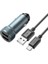 Z49 Çift USB Girişli Araç Şarj Başlık + USB To Type-C Kablo ALL-36344 1