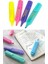 Fosforlu Kalem 4'lü Pastel Renkler 1 Paket Textliner Soft Renk Kesik Uçlu Işaretleme Kalemi 3