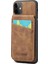 Xstepcase Apple iPhone 11 Crazy Horse Doku Pu Deri+Tpu Kart Yuvası Kılıfı (Yurt Dışından) 1