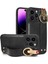Xstepcase Apple iPhone 14 Pro Wristband Kickstand Deri Kaplama Telefon Kapağı Pc+Tpu Boyun Kayışı ile Geri Kılıf (Yurt Dışından) 1