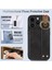 Xstepcase Apple iPhone 14 Pro Wristband Kickstand Deri Kaplama Telefon Kapağı Pc+Tpu Boyun Kayışı ile Geri Kılıf (Yurt Dışından) 5