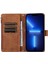 Xstepcase Apple iPhone 13 Pro 6.1 Deri Kart Tutucu Için Telefon Kılıfı Rhombus Prescrint Zipper Cep Cüzdan Stand Kapağı (Yurt Dışından) 4