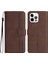 Xstepcase Apple iPhone 13 Pro Max 6.7 Pu Deri Şok Geçirmez Telefon Kasası Flip Stand Basklı Cüzdan Kapağı (Yurt Dışından) 1