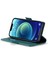 Xstepcase Apple iPhone 12 6.1 / 12 Pro 6.1 Litchi Doku Cüzdan Stand Telefon Kılıfı Rfıd Blowantıct Deri Kapak (Yurt Dışından) 3