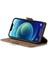Xstepcase Apple iPhone 12 6.1 / 12 Pro 6.1 Litchi Doku Cüzdan Stand Telefon Kılıfı Rfıd Blowantıct Deri Kapak (Yurt Dışından) 3