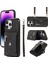 Xstepcase Apple iPhone 14 Pro Max Pu Deri+Tpu Telefon Kılıfı Kickstand Arka Kapak Rfıd Engelleme Kart Çantası (Yurt Dışından) 1