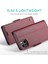 Xstepcase Apple iPhone 13 Mini 5.4 Rfıd Deri Kılıf Litchi Doku Flip Stand Cüzdan Telefon Kapağı (Yurt Dışından) 5