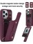 Xstepcase Apple iPhone 12/12 Pro Kart Tutucu Için Telefon Kılıfı Bileklik Kickstand Pu Deri+Tpu Telefon Kapağı (Yurt Dışından) 2