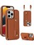 Xstepcase Apple iPhone 12/12 Pro Kart Tutucu Için Telefon Kılıfı Bileklik Kickstand Pu Deri+Tpu Telefon Kapağı (Yurt Dışından) 1