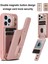 Xstepcase Apple iPhone 12/12 Pro Kart Tutucu Için Telefon Kılıfı Bileklik Kickstand Pu Deri+Tpu Telefon Kapağı (Yurt Dışından) 2