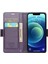 Xstepcase Apple iPhone 12 Mini, Rfıd Engelleme Litchi Doku Deri Telefon Kapağı Için Stand Cüzdan Kılıfı (Yurt Dışından) 3