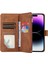 Xstepcase Apple iPhone 14 Pro Maks Pu Deri 9 Kart Yuvaları Telefon Kılıfı Baskılı Fermuar Cep Cüzdan Kapağı Stand (Yurt Dışından) 5