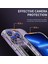 Xstepcase Apple iPhone 13 Profesyonel Telefon Kılıf Kart Tutucu Şok Geçirmez Köşe Tpu + Akrilik Telefon Kapağı (Yurt Dışından) 3