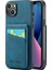 Xstepcase Apple iPhone 13 Rfıd Engelleme Pu Deri+Tpu Kickstand Cover Için Kart Tutucu Telefon Kılıfı (Yurt Dışından) 1