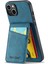 Xstepcase Apple iPhone 13 Rfıd Engelleme Pu Deri+Tpu Kickstand Cover Için Kart Tutucu Telefon Kılıfı (Yurt Dışından) 2