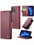 Xstepcase Apple iPhone 13 Pro Max 6.7 Rfıd Engelleme Cüzdan Kılıfı Litchi Doku Deri Stand Telefon Kapağı (Yurt Dışından) 1