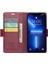 Xstepcase Apple iPhone 13 Pro Max 6.7 Rfıd Engelleme Cüzdan Kılıfı Litchi Doku Deri Stand Telefon Kapağı (Yurt Dışından) 2