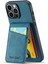 Xstepcase Apple iPhone 13 Pro Maks Kart Tutucu Için Telefon Kickstand Case Rfıd Blowantock Pu Deri+Tpu Kapak (Yurt Dışından) 4