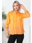 Orange Ön Bağlamalı Bluz 1