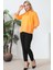 Orange Ön Bağlamalı Bluz 3