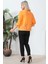 Orange Ön Bağlamalı Bluz 4