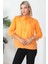 Orange Ön Bağlamalı Bluz 5