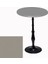 Bistro Döküm Masa (ÇIPA-6006 Werzalit Yuvarlak Q 60CM) - Koyu Gri 1