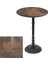 Bistro Döküm Masa (ÇIPA-6075 Werzalit Yuvarlak Q 70CM) - Metalic Oxid 1 1