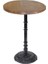 Bistro Döküm Masa (ÇIPA-6075 Werzalit Yuvarlak Q 70CM) - Rustic Dark 1