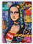 Mona Lisa Pop Art Ahşap Poster 20X29 cm 1