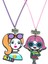Havalı Kızlar (Cool Girls) Bff Kolye Renkli Zincirli 1