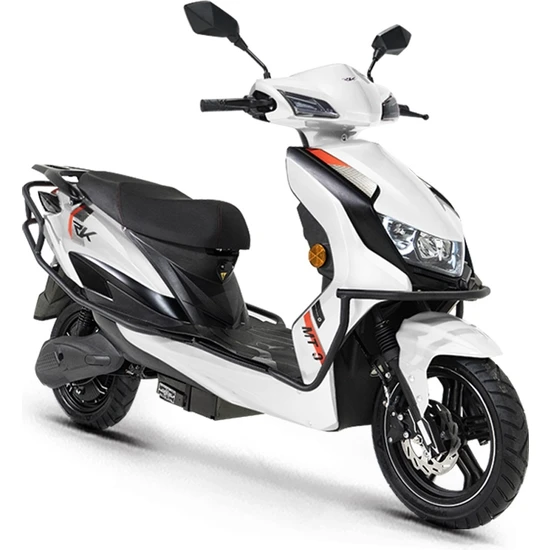 Kuba Mt-3 Pro Elektrikli Moped Beyaz